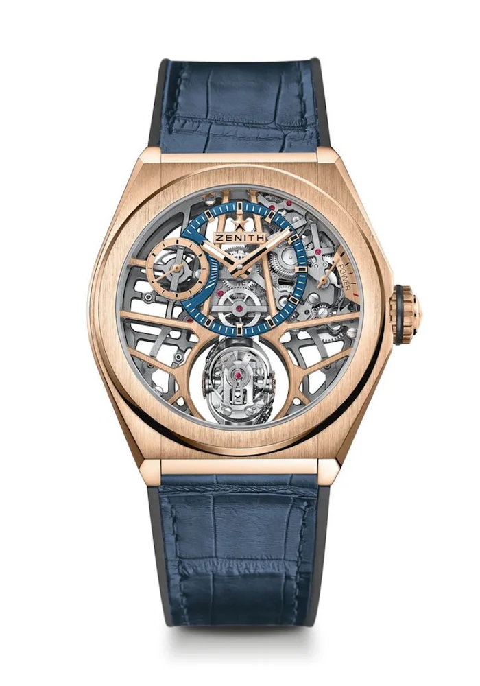 Zenith Defy Zero Rose Gold Skeletonized